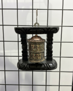 Handcrafted Tibetan Copper and Brass Prayer Wheels - Image 4