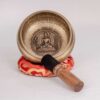 premium singing bowl set with buddha engraving