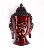 Deep Crimson Buddha Mask