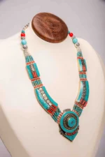 Handcrafted Tibetan Tribal Necklace - Image 3