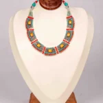 Handcrafted Tribal Mosaic Inlay Necklace