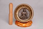 7 metal - Embossed Buddha Singing Bowl